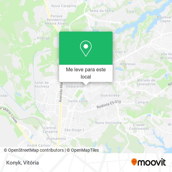 Konyk mapa