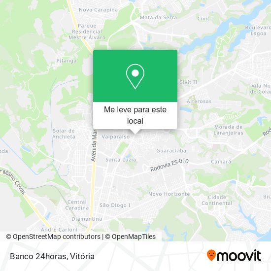 Banco 24horas mapa