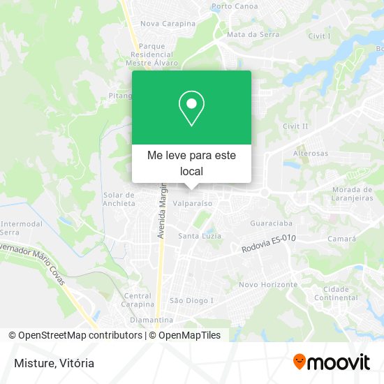 Misture mapa