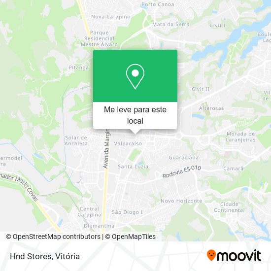 Hnd Stores mapa