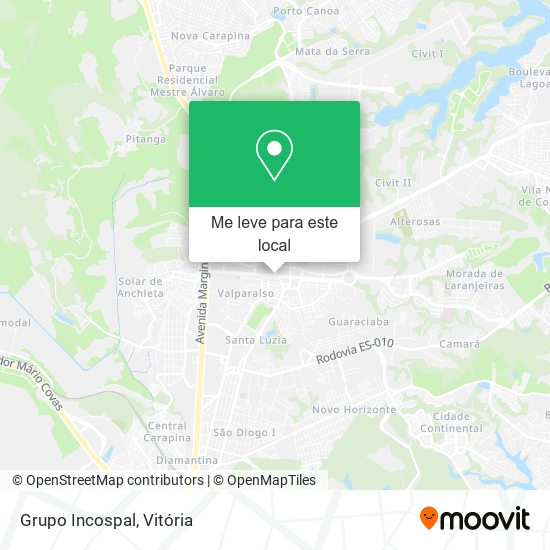 Grupo Incospal mapa