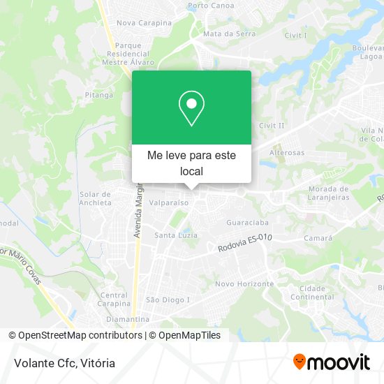 Volante Cfc mapa
