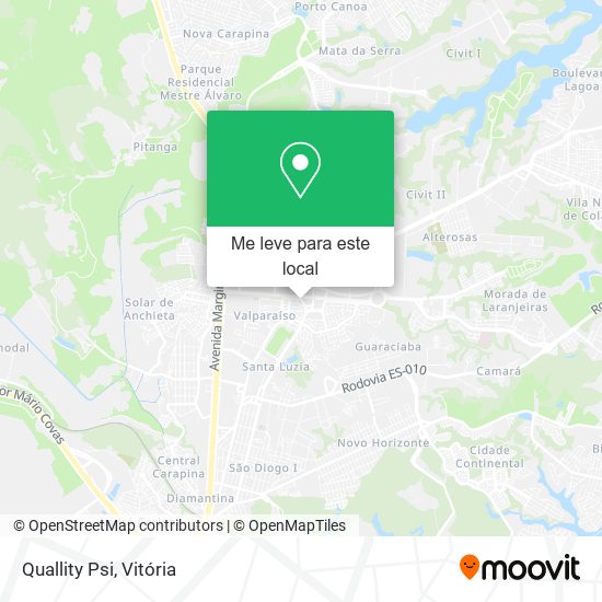 Quallity Psi mapa