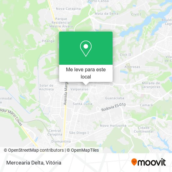 Mercearia Delta mapa