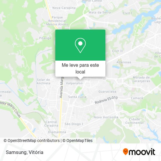Samsung mapa