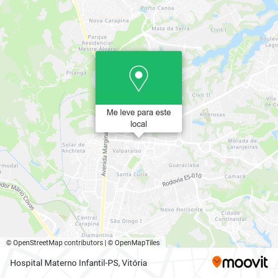 Hospital Materno Infantil-PS mapa