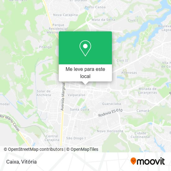 Caixa mapa