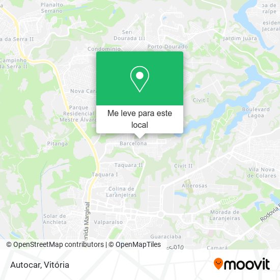 Autocar mapa