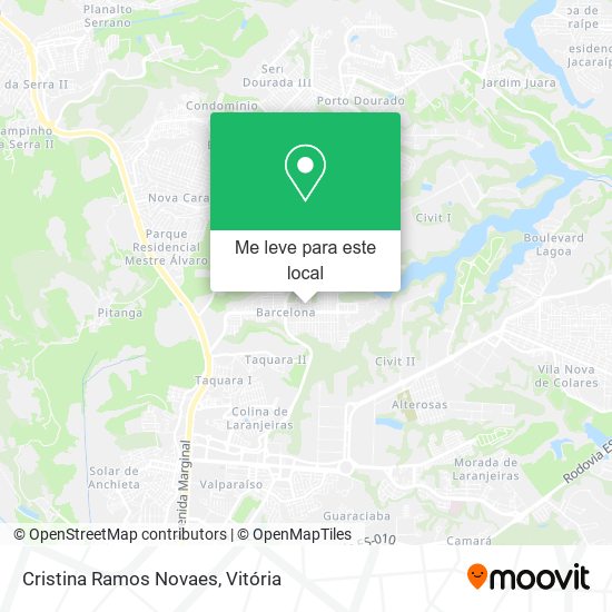 Cristina Ramos Novaes mapa