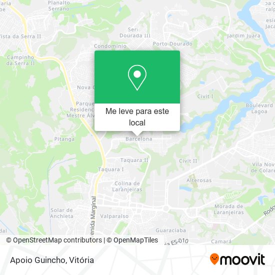 Apoio Guincho mapa