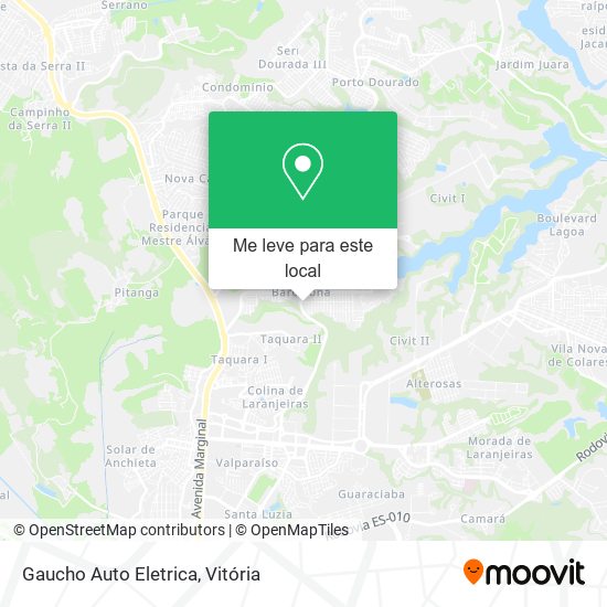 Gaucho Auto Eletrica mapa