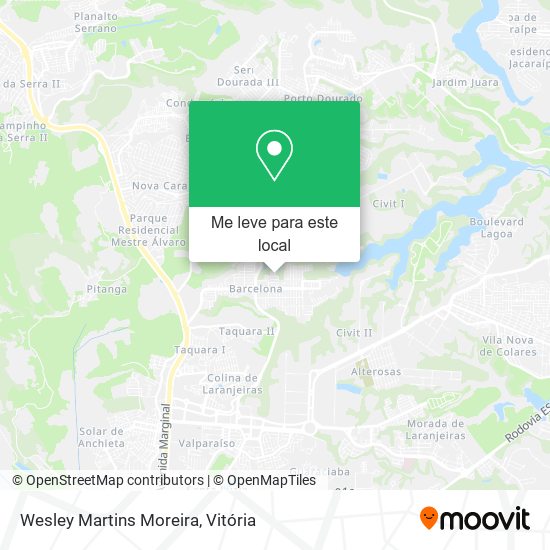Wesley Martins Moreira mapa