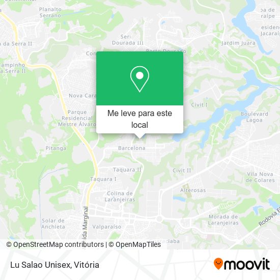 Lu Salao Unisex mapa