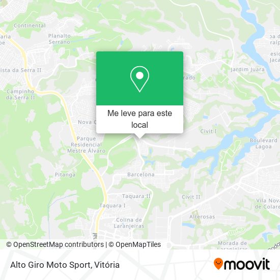 Alto Giro Moto Sport mapa