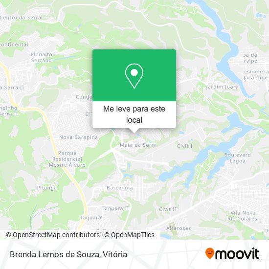 Brenda Lemos de Souza mapa