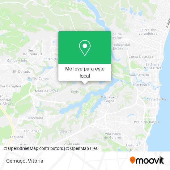 Cemaço mapa