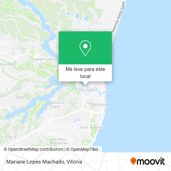 Mariane Lopes Machado mapa