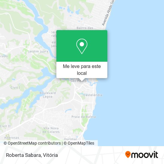 Roberta Sabara mapa