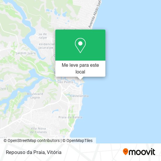 Repouso da Praia mapa