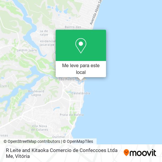 R Leite and Kitaoka Comercio de Confeccoes Ltda Me mapa