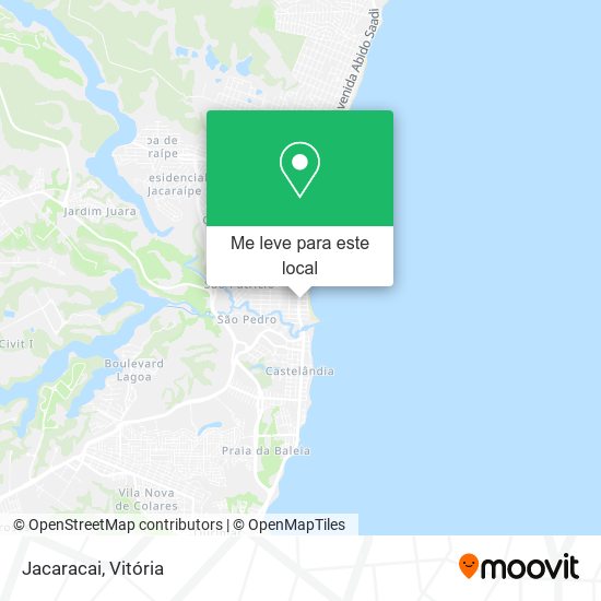 Jacaracai mapa