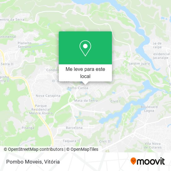 Pombo Moveis mapa