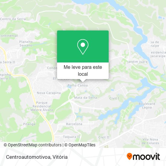 Centroautomotivoa mapa