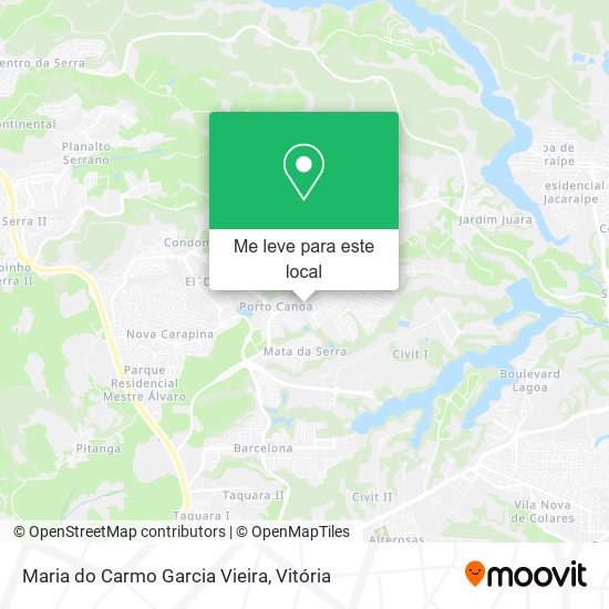 Maria do Carmo Garcia Vieira mapa