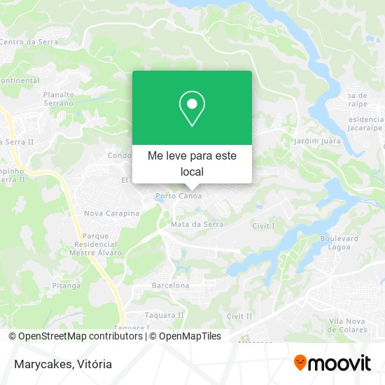 Marycakes mapa