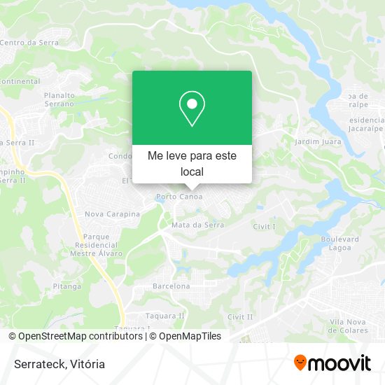 Serrateck mapa