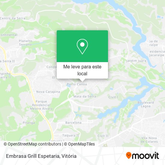 Embrasa Grill Espetaria mapa