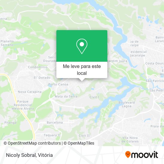 Nicoly Sobral mapa