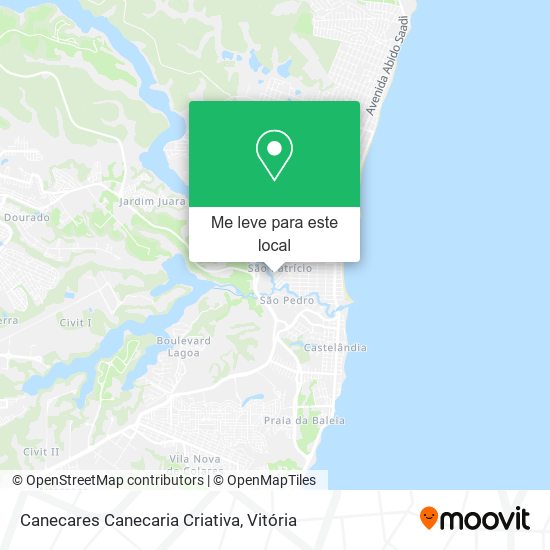 Canecares Canecaria Criativa mapa