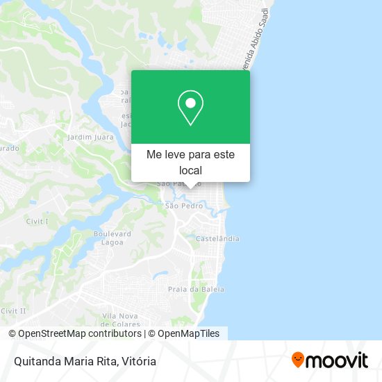 Quitanda Maria Rita mapa