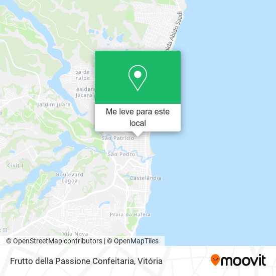 Frutto della Passione Confeitaria mapa
