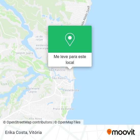 Erika Costa mapa