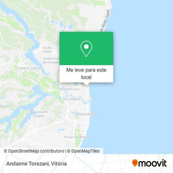 Andaime Torezani mapa