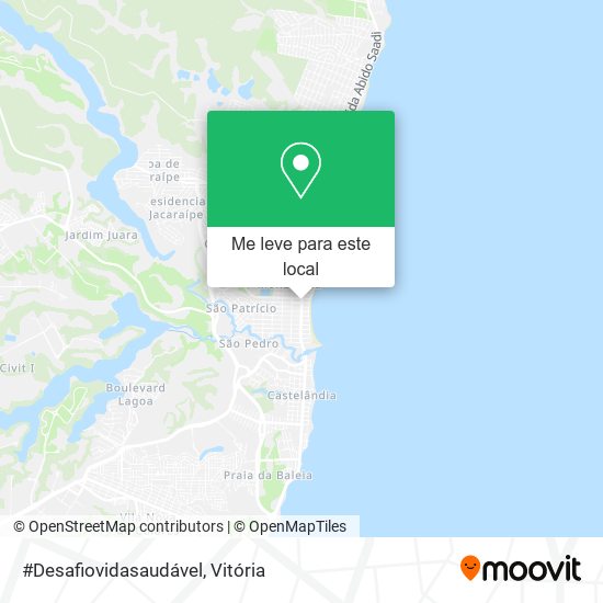 #Desafiovidasaudável mapa