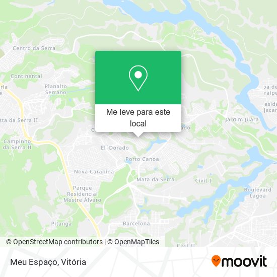 Meu Espaço mapa