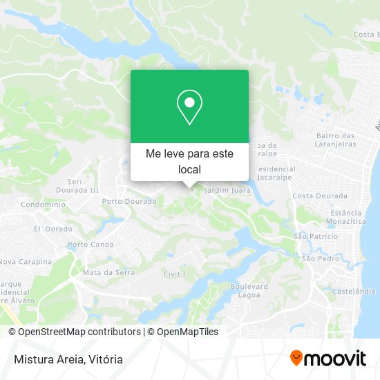 Mistura Areia mapa