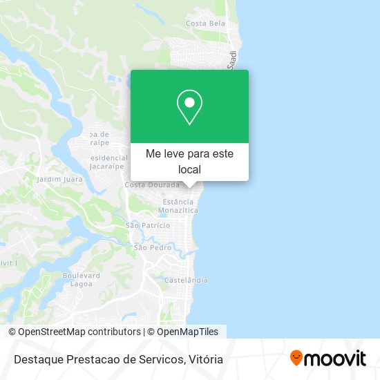 Destaque Prestacao de Servicos mapa