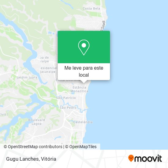 Gugu Lanches mapa