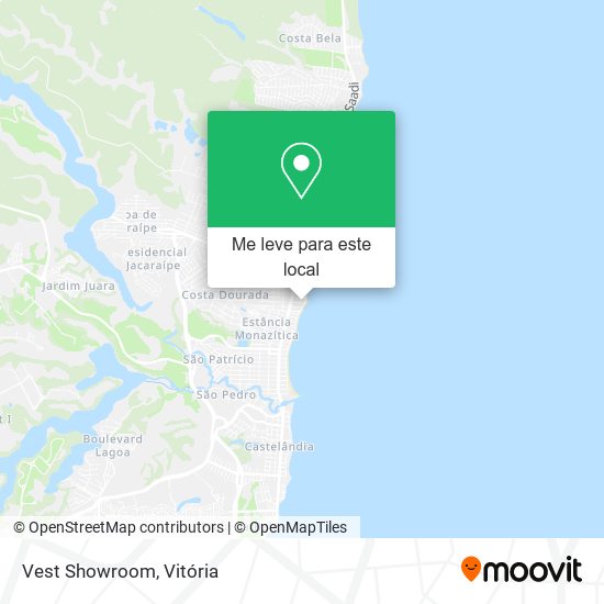 Vest Showroom mapa