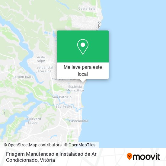 Friagem Manutencao e Instalacao de Ar Condicionado mapa