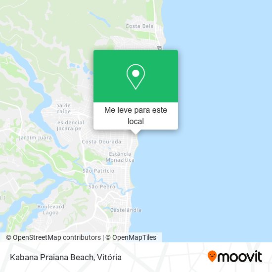 Kabana Praiana Beach mapa