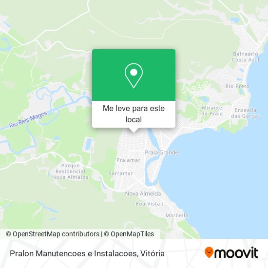 Pralon Manutencoes e Instalacoes mapa