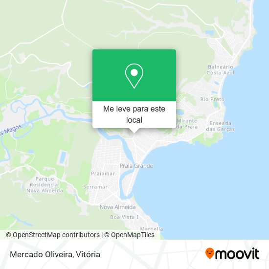 Mercado Oliveira mapa