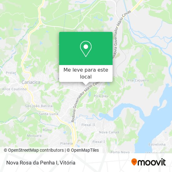 Nova Rosa da Penha I mapa