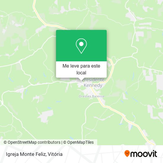 Igreja Monte Feliz mapa