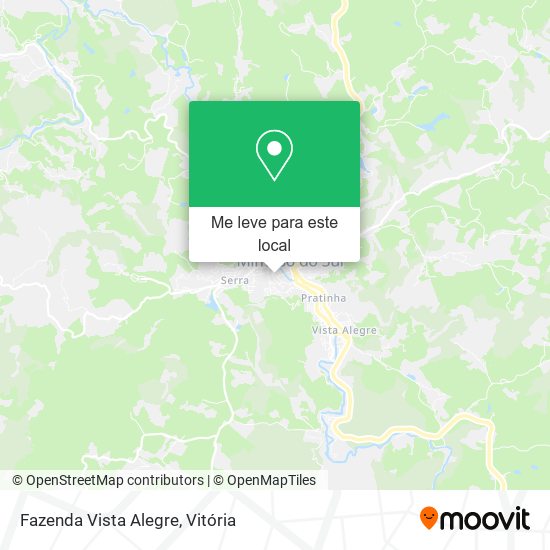 Fazenda Vista Alegre mapa